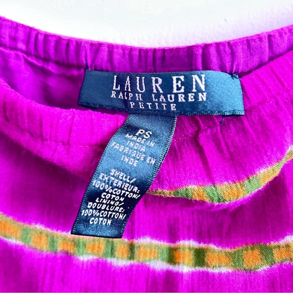 Lauren Ralph Lauren Rainbow Maxi Skirt Boho PS - Picture 4 of 6